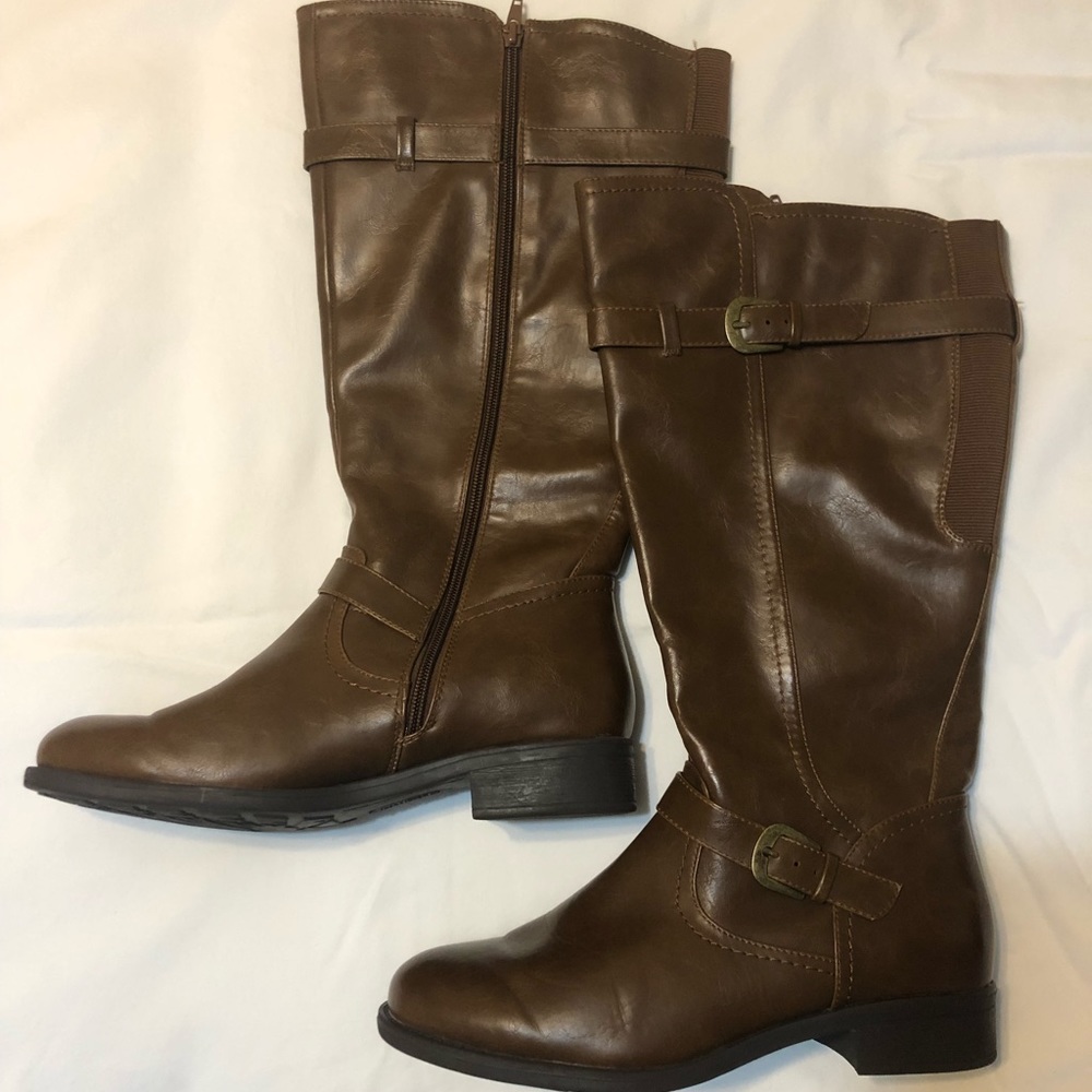Wear Ever brown knee high boots